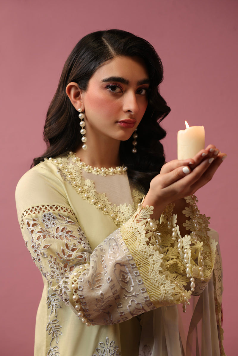 Al Karam | Schiffli Capsule | RTS | SHIRT, TROUSER & DUPATTA 4 - Pakistani Designer Dress - by Al Karam - Type : Ladies Clothes - 100% Original at Saira Sultan