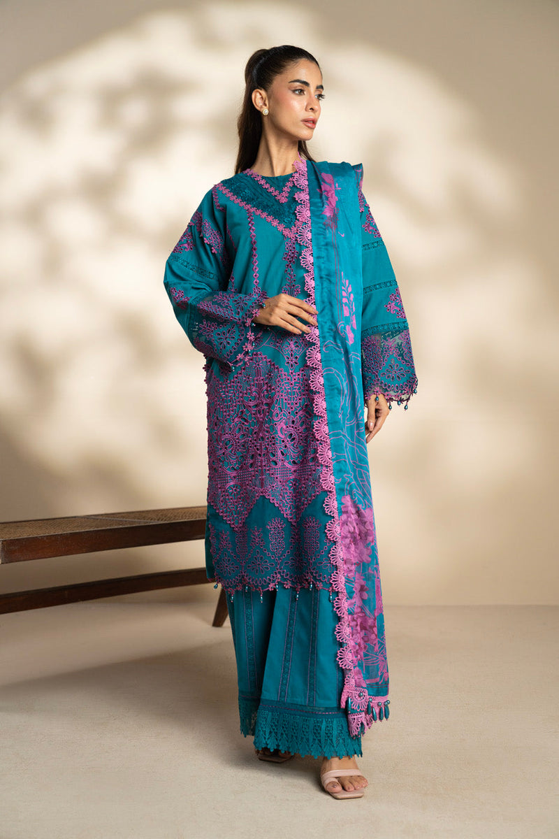 Al Karam | Schiffli Capsule | RTS | SHIRT, TROUSER & DUPATTA 5 - Pakistani Designer Dress - by Al Karam - Type : Ladies Clothes - 100% Original at Saira Sultan