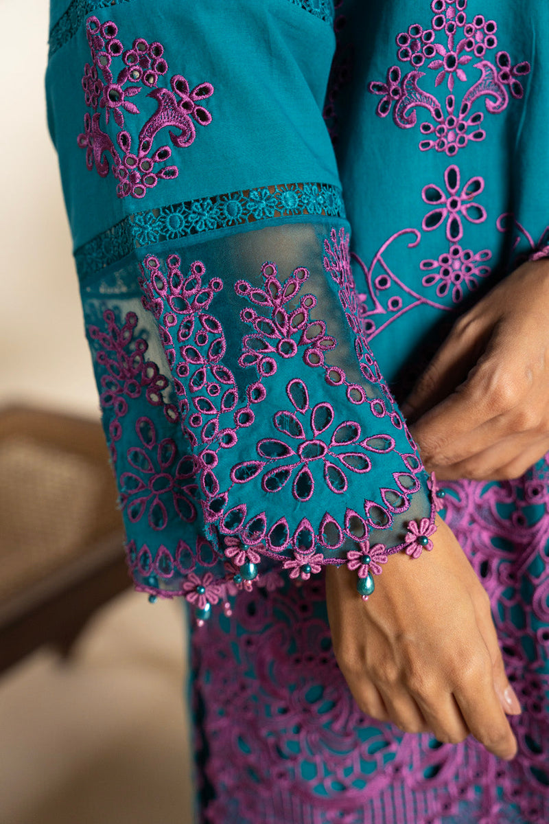 Al Karam | Schiffli Capsule | RTS | SHIRT, TROUSER & DUPATTA 5 - Pakistani Designer Dress - by Al Karam - Type : Ladies Clothes - 100% Original at Saira Sultan