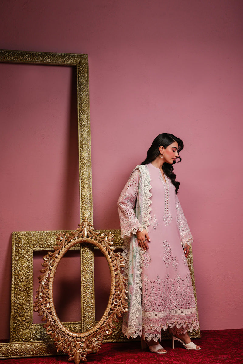 Al Karam | Schiffli Capsule | RTS | SHIRT, TROUSER & DUPATTA 9 - Pakistani Designer Dress - by Al Karam - Type : Ladies Clothes - 100% Original at Saira Sultan