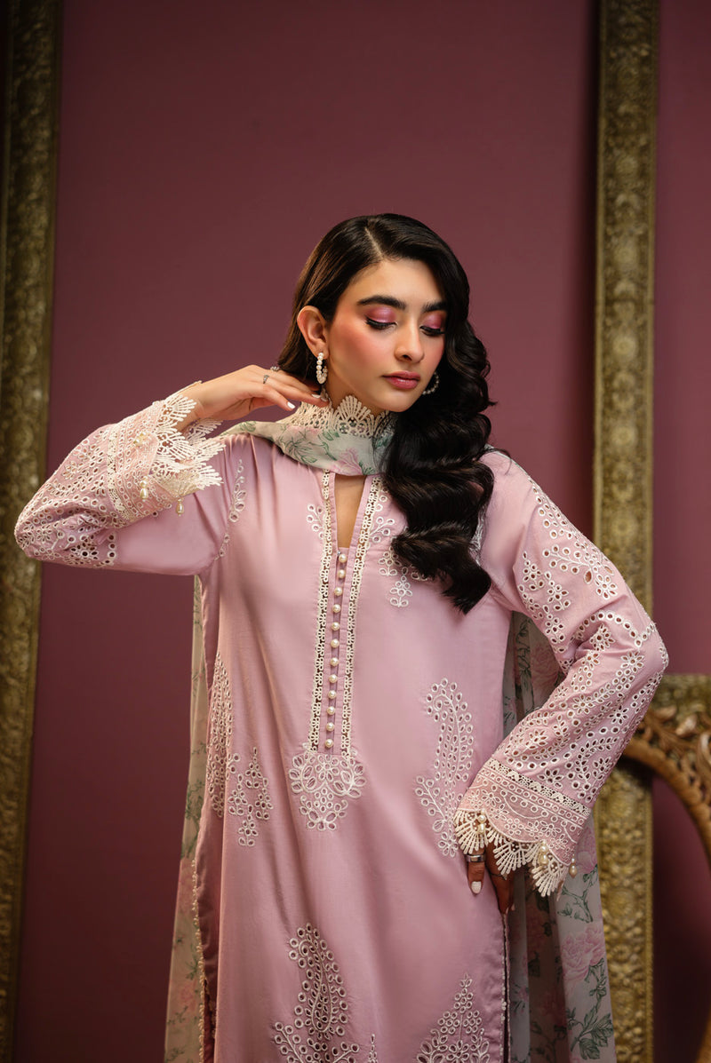 Al Karam | Schiffli Capsule | RTS | SHIRT, TROUSER & DUPATTA 9 - Pakistani Designer Dress - by Al Karam - Type : Ladies Clothes - 100% Original at Saira Sultan
