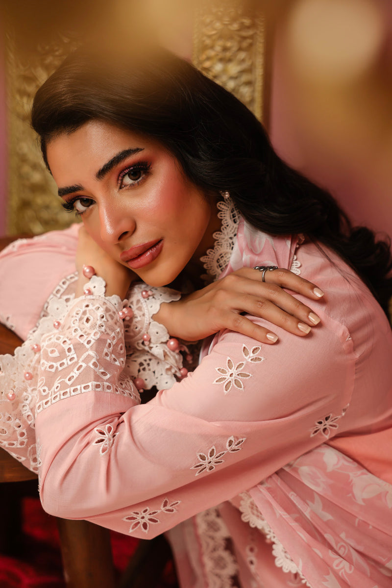 Al Karam | Schiffli Capsule | RTS | SHIRT, TROUSER & DUPATTA 10 - Pakistani Designer Dress - by Al Karam - Type : Ladies Clothes - 100% Original at Saira Sultan