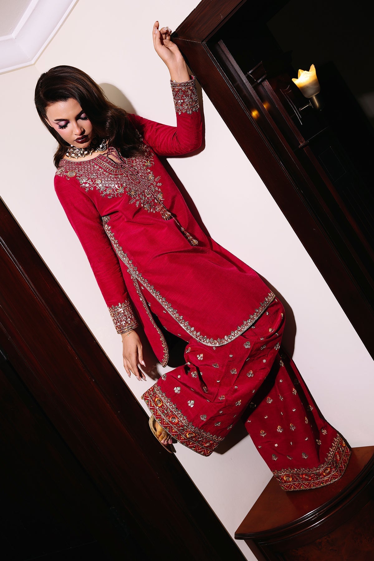Charizma | Festive Pret | CMA-5-093 R - Pakistani Designer Dress - by Charizma - Type : Ladies Clothes - 100% Original at Saira Sultan