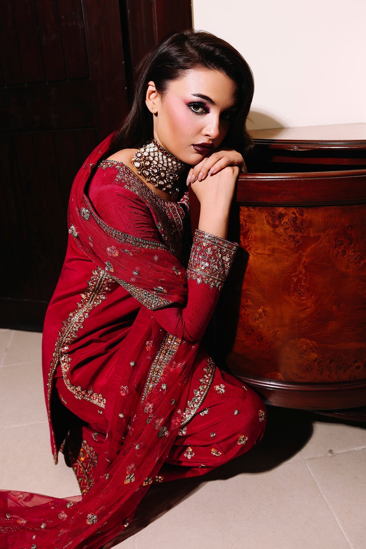 Charizma | Festive Pret | CMA-5-093 R - Pakistani Designer Dress - by Charizma - Type : Ladies Clothes - 100% Original at Saira Sultan