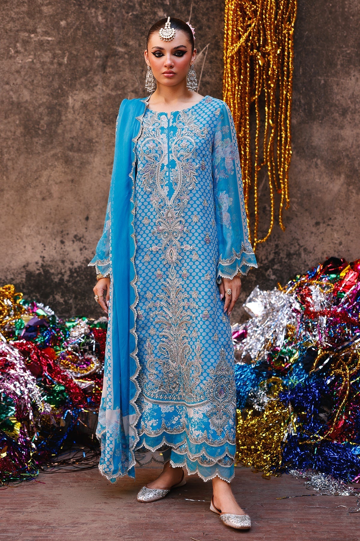 Charizma | Vasal Chiffon | VSL25-20 - Pakistani Designer Dress - by Charizma - Type : Ladies Clothes - 100% Original at Saira Sultan