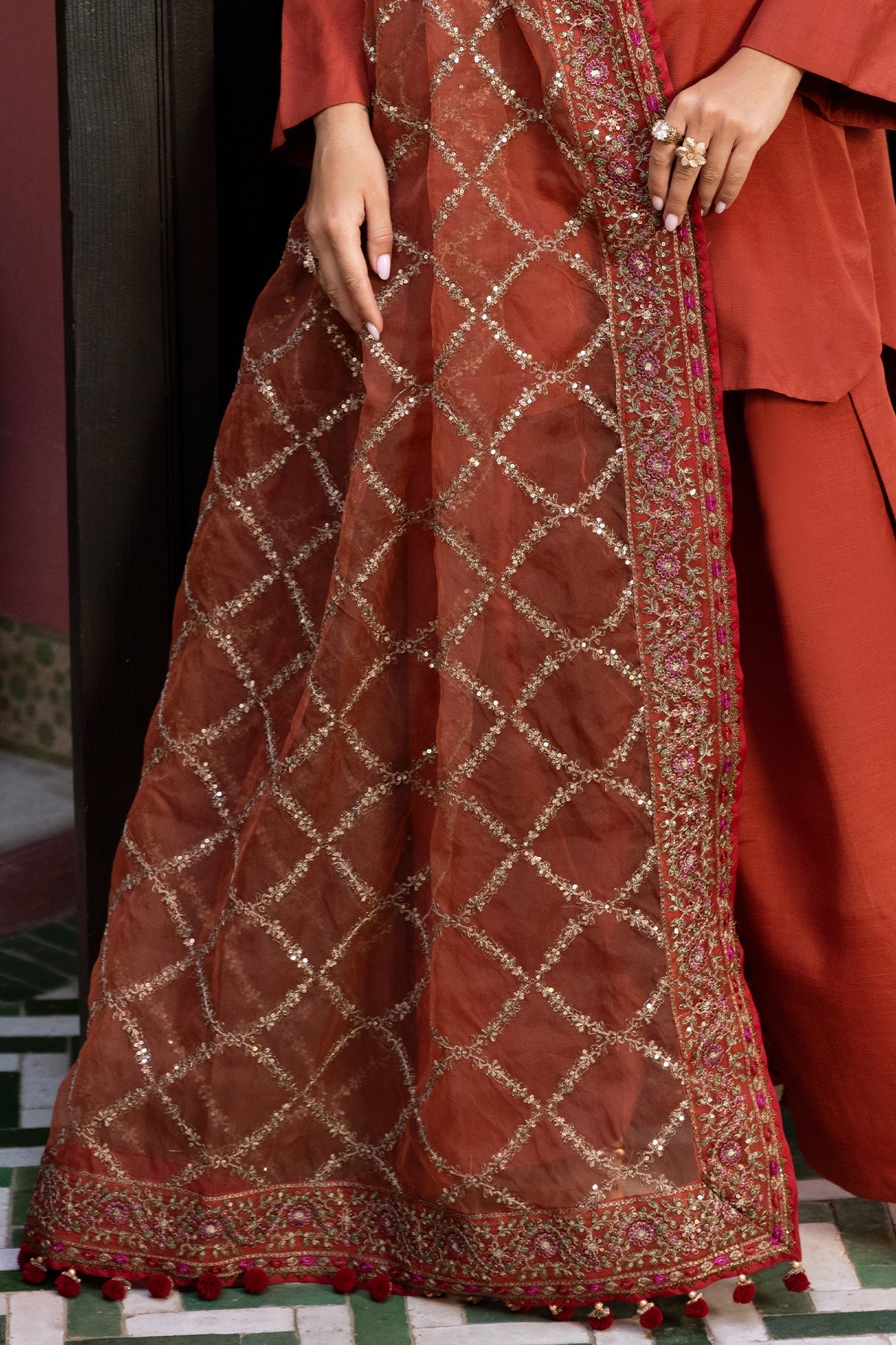Charizma | Festive Pret | CMA-5-140 PN - Pakistani Designer Dress - by Charizma - Type : Ladies Clothes - 100% Original at Saira Sultan
