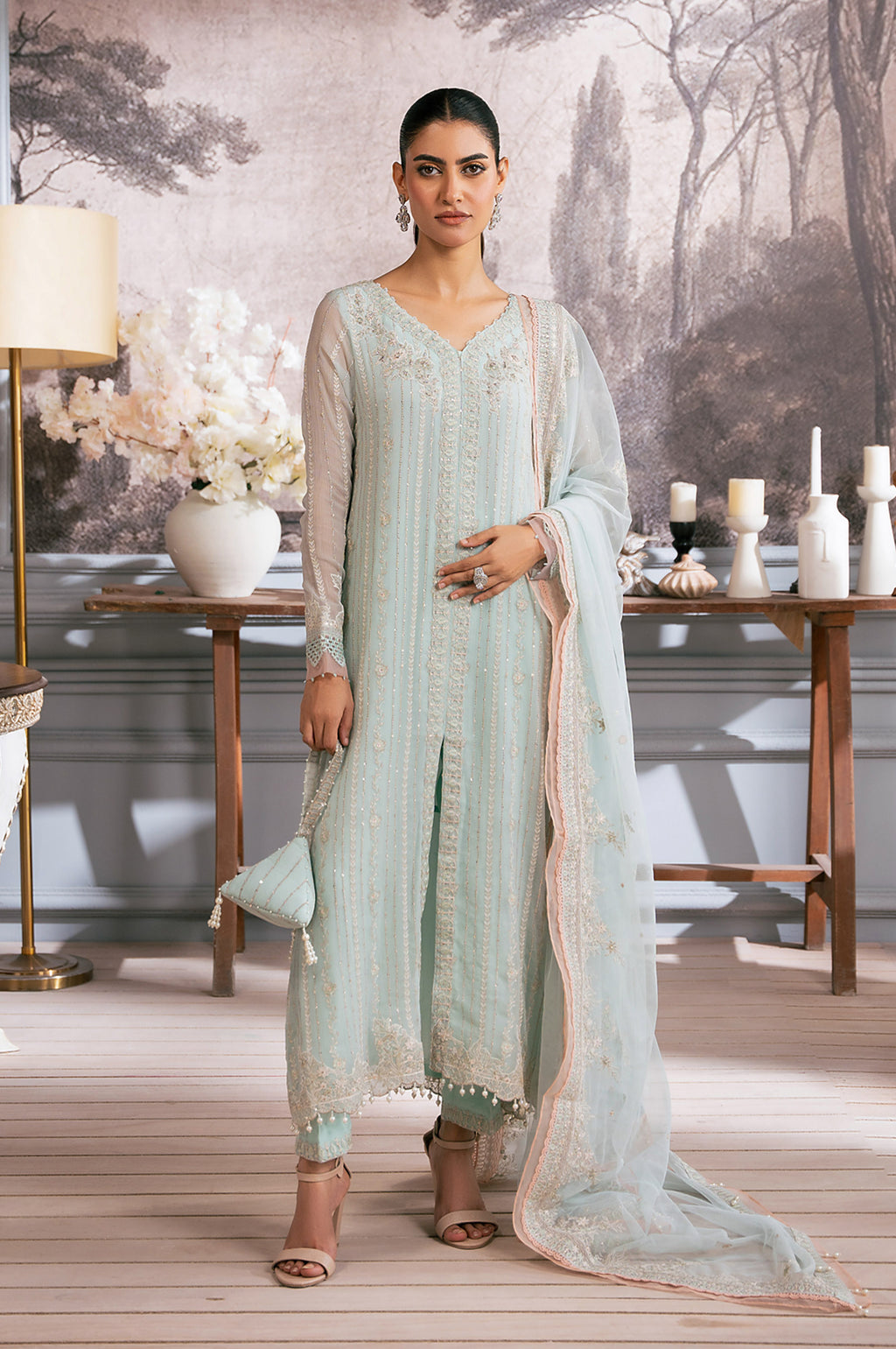 Zeen | Azalea Collection | WOM34107 - Pakistani Designer Dress - by Zeen - Type : Ladies Clothes - 100% Original at Saira Sultan