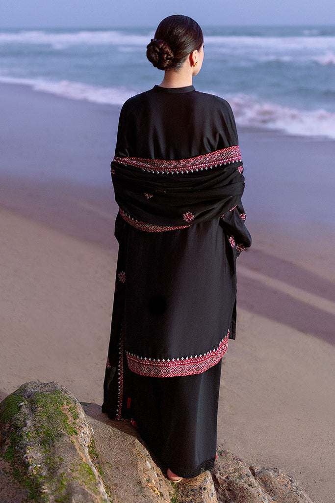 Cross Stitch | Cotton Satin 25 | RAVEN FOLK - Pakistani Designer Dress - by Cross Stitch - Type : Ladies Clothes - 100% Original at Saira Sultan