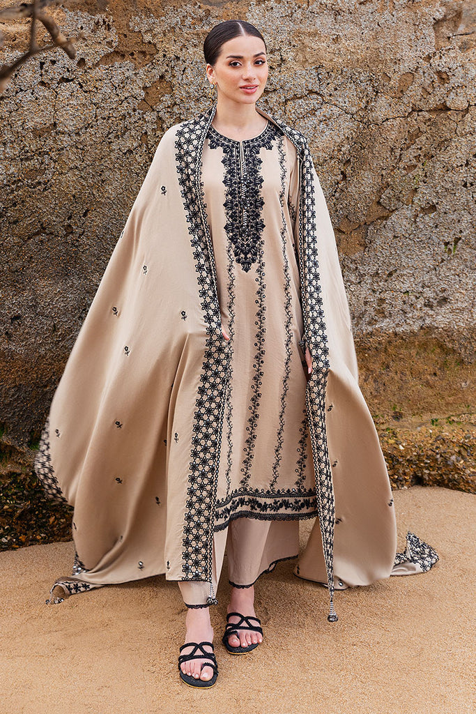 Cross Stitch | Cotton Satin 25 | WOVEN GRACE - Pakistani Designer Dress - by Cross Stitch - Type : Ladies Clothes - 100% Original at Saira Sultan