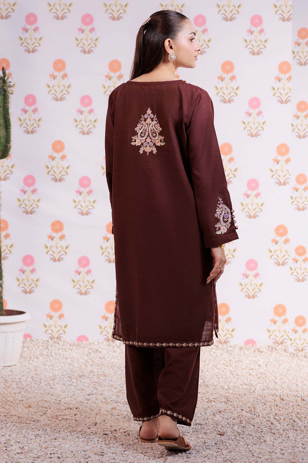 Zellbury | Winter Pret | Embroidered Kurta Trouser - 1290