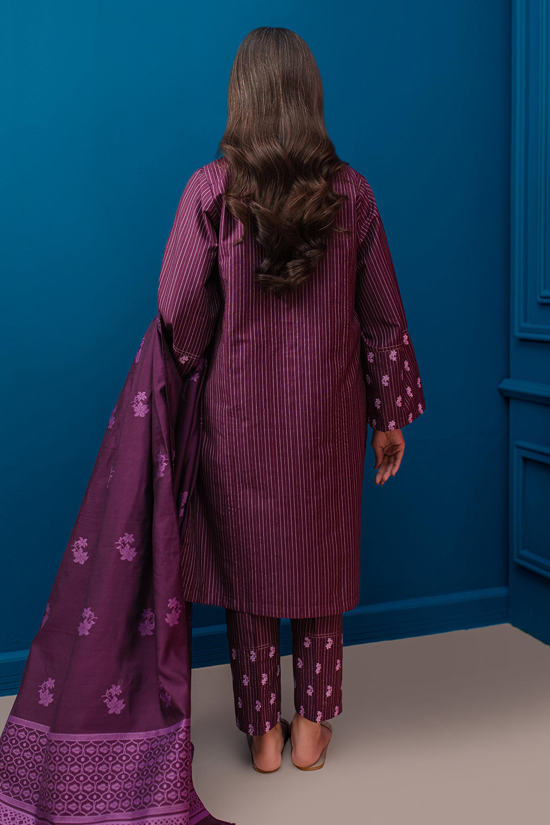 Zellbury | Winter Pret | Embroidered Kurta Dupatta Trouser - 1278