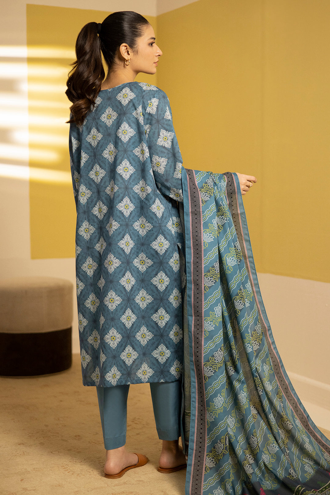 Zellbury | Summer Pret | Kurta Dupatta Trouser - 3244