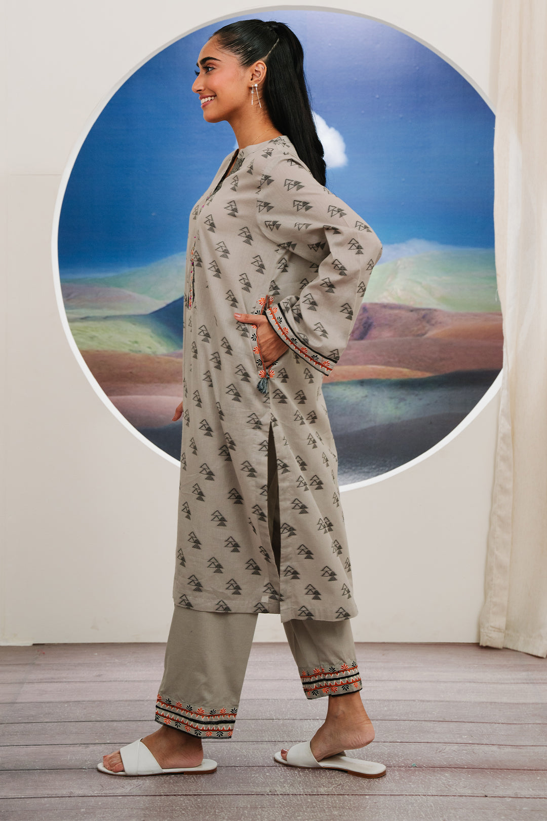 Zellbury | Summer Pret | Embroidered Kurta Trouser - 1769
