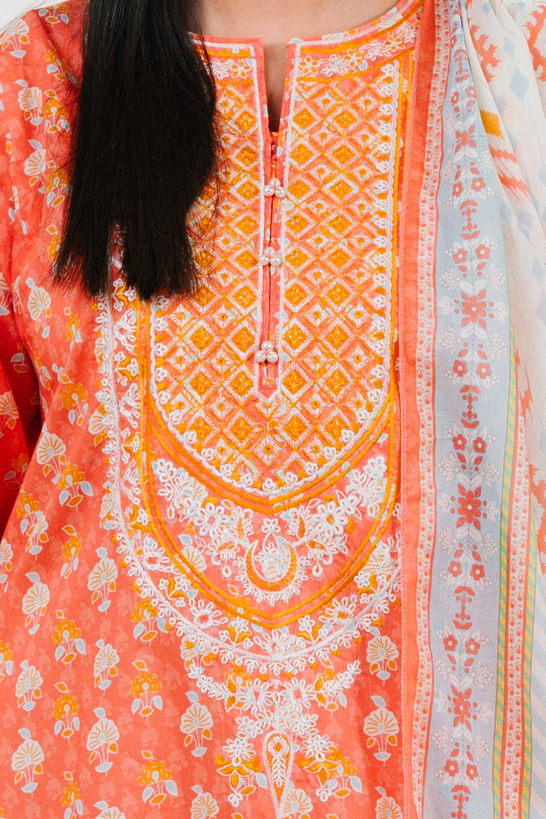 Zellbury | Summer Pret | Embroidered Kurta Dupatta - 1902