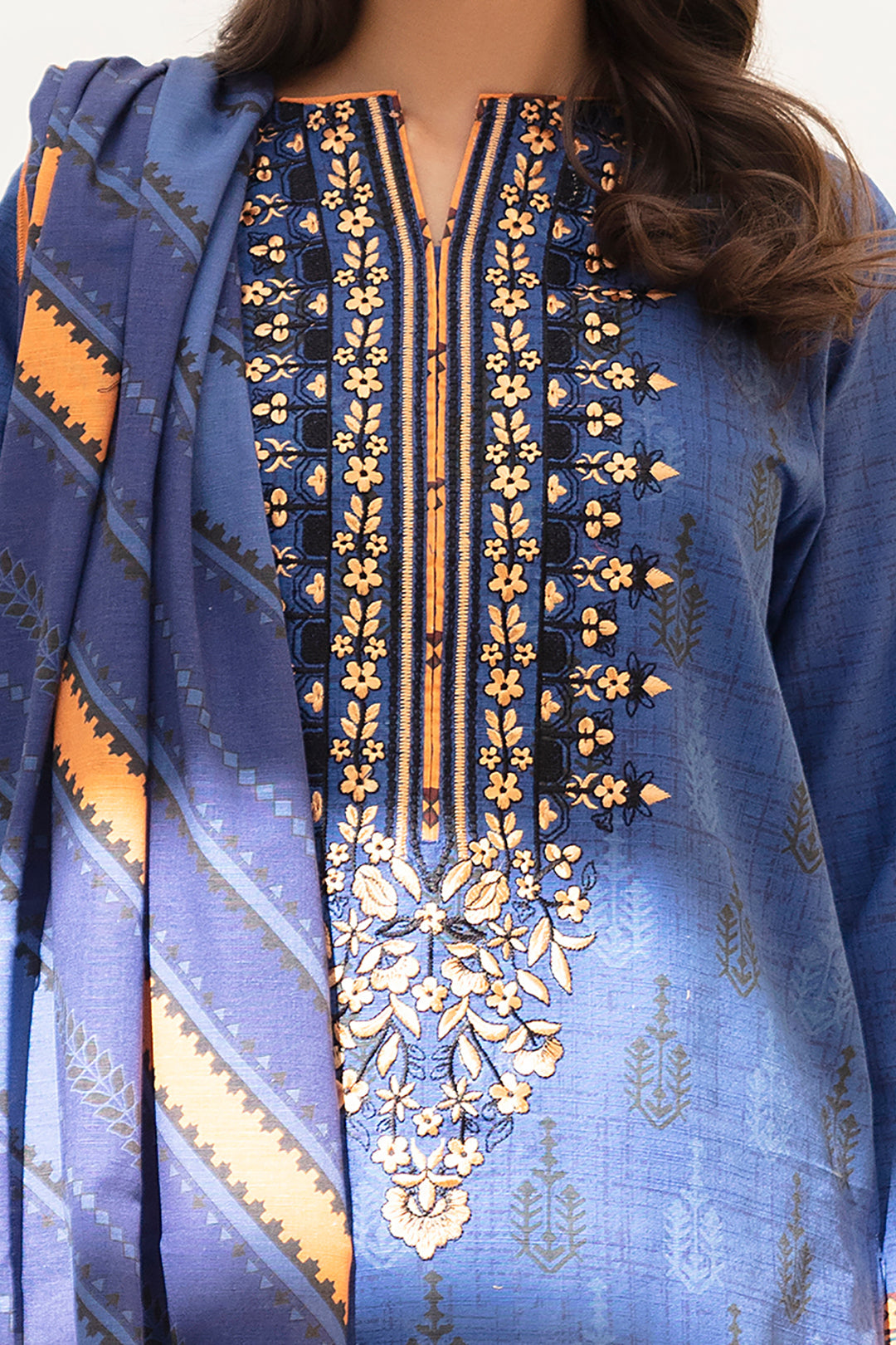 Zellbury | Winter Pret | Kurta Dupatta - 0755