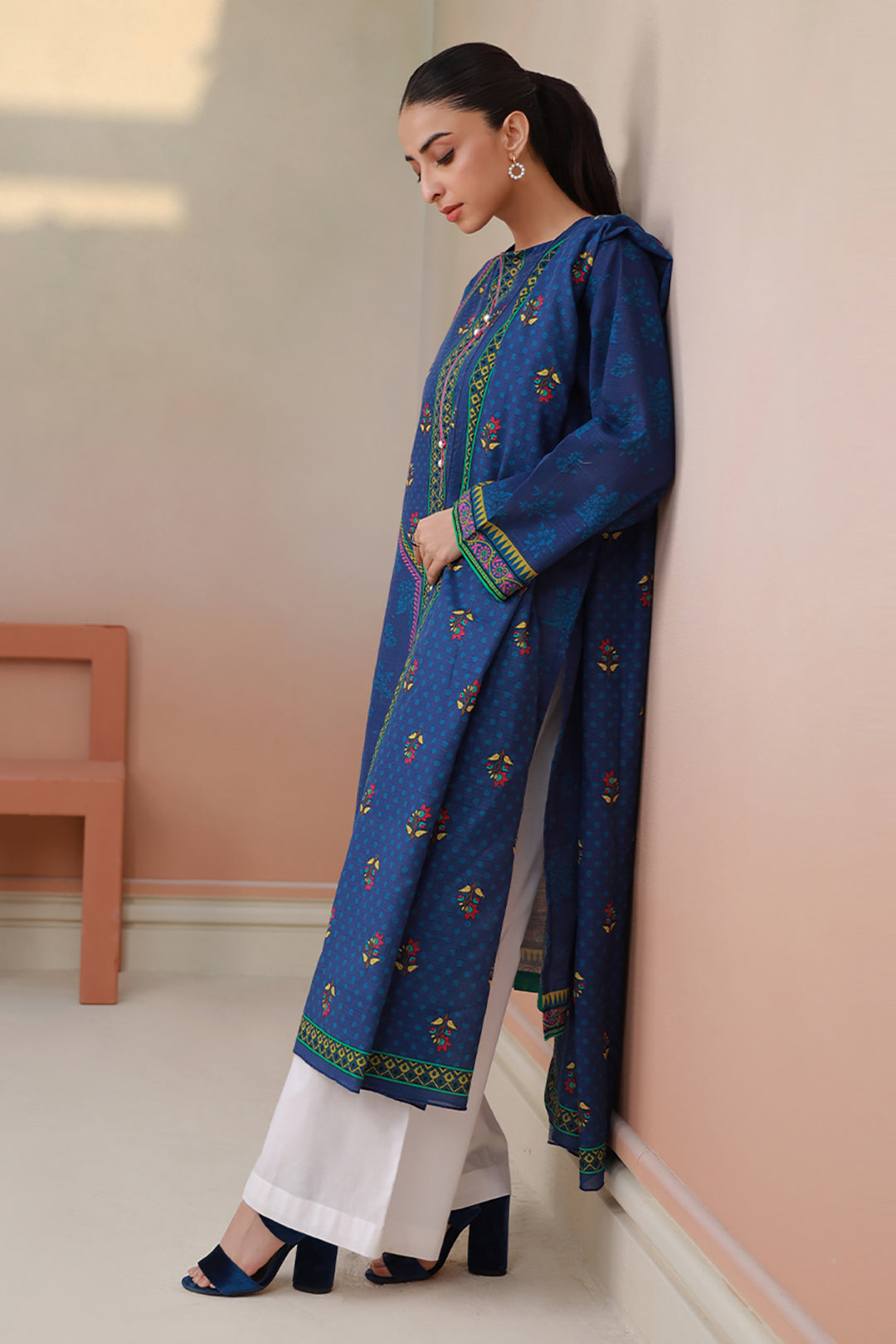 Zellbury | Winter Pret | Kurta Dupatta - 1523