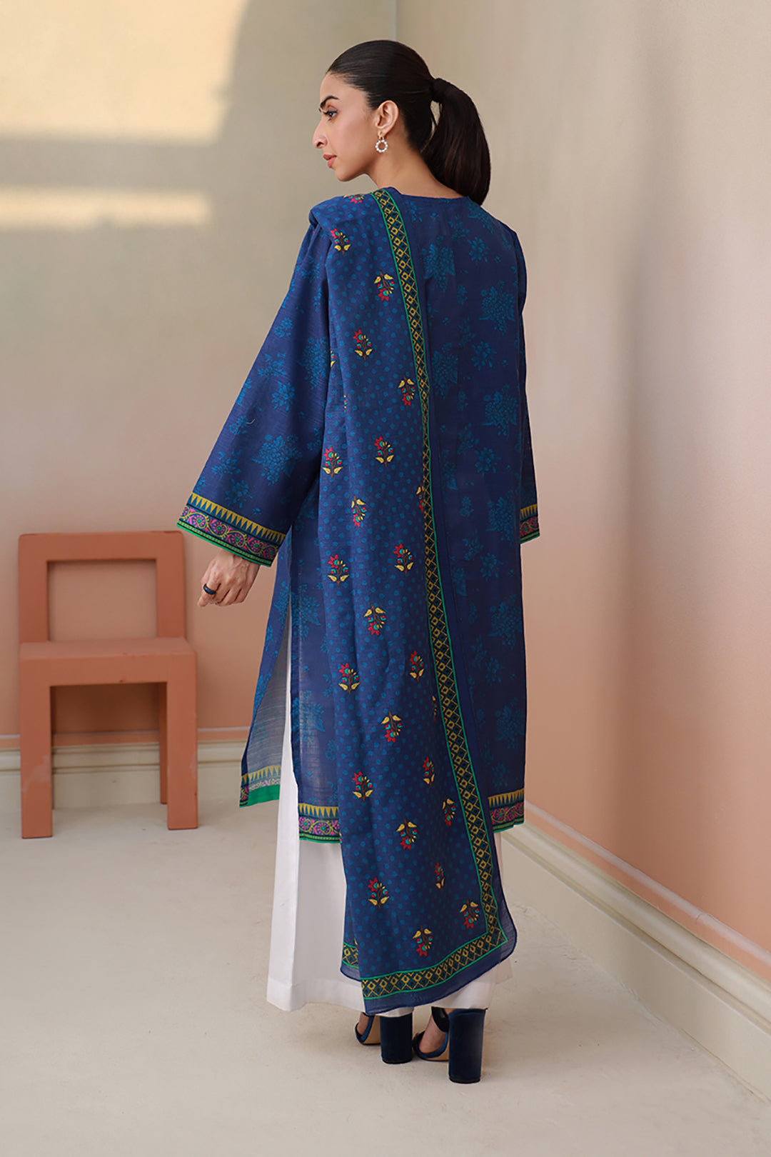 Zellbury | Winter Pret | Kurta Dupatta - 1523