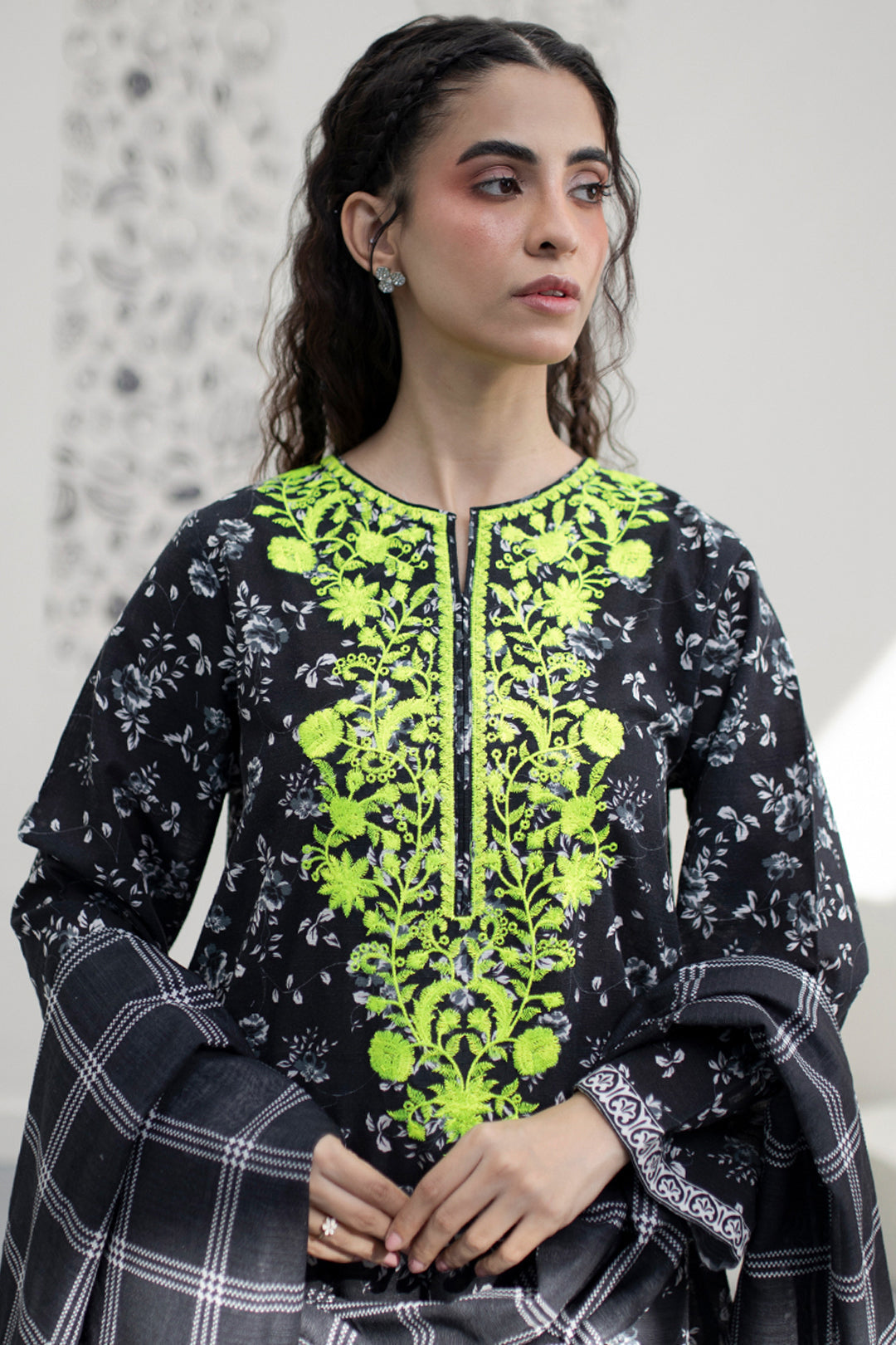Zellbury | Winter Pret | Embroidered Kurta Dupatta - 1525