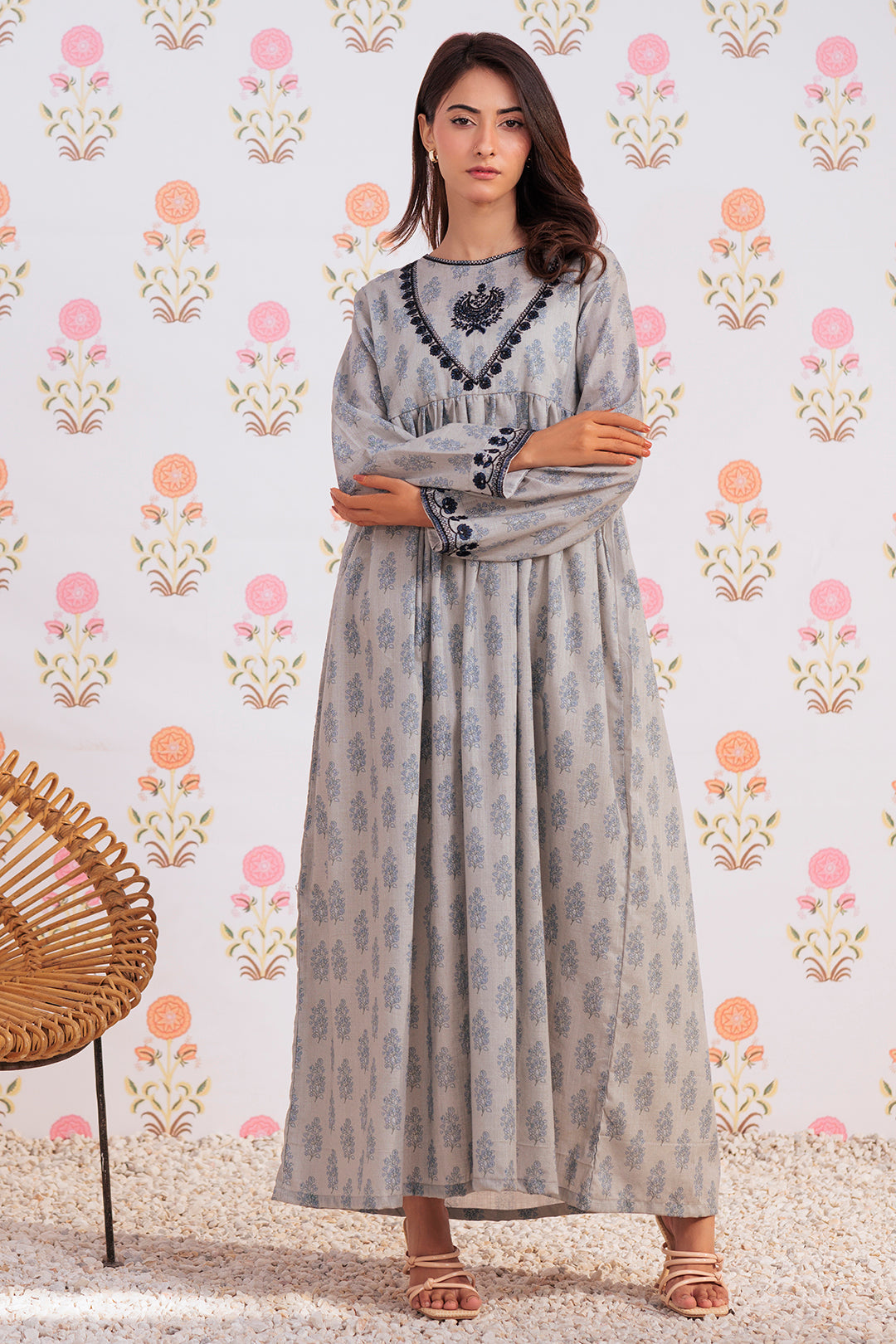 Zellbury | Winter Pret | Embroidered Kurta - 2909