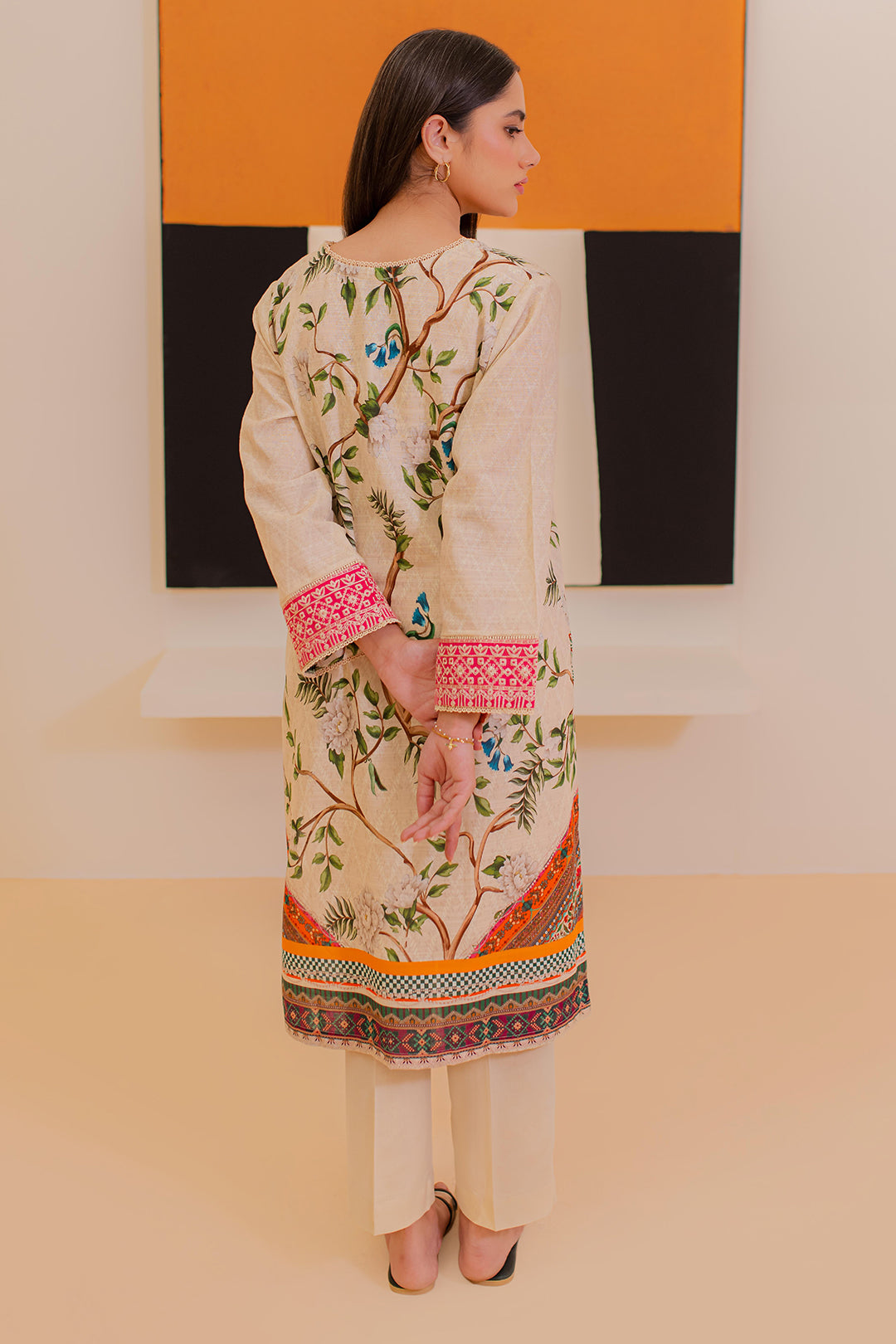 Zellbury | Winter Pret | Embroidered Kurta - 3052