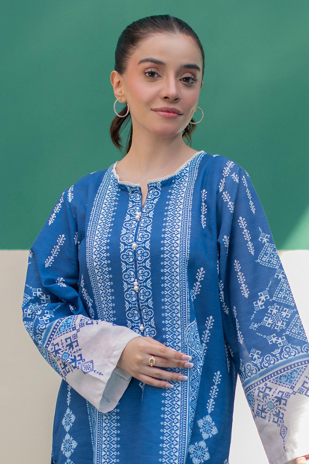 Zellbury | Winter Pret | Kurta Dupatta - 2980