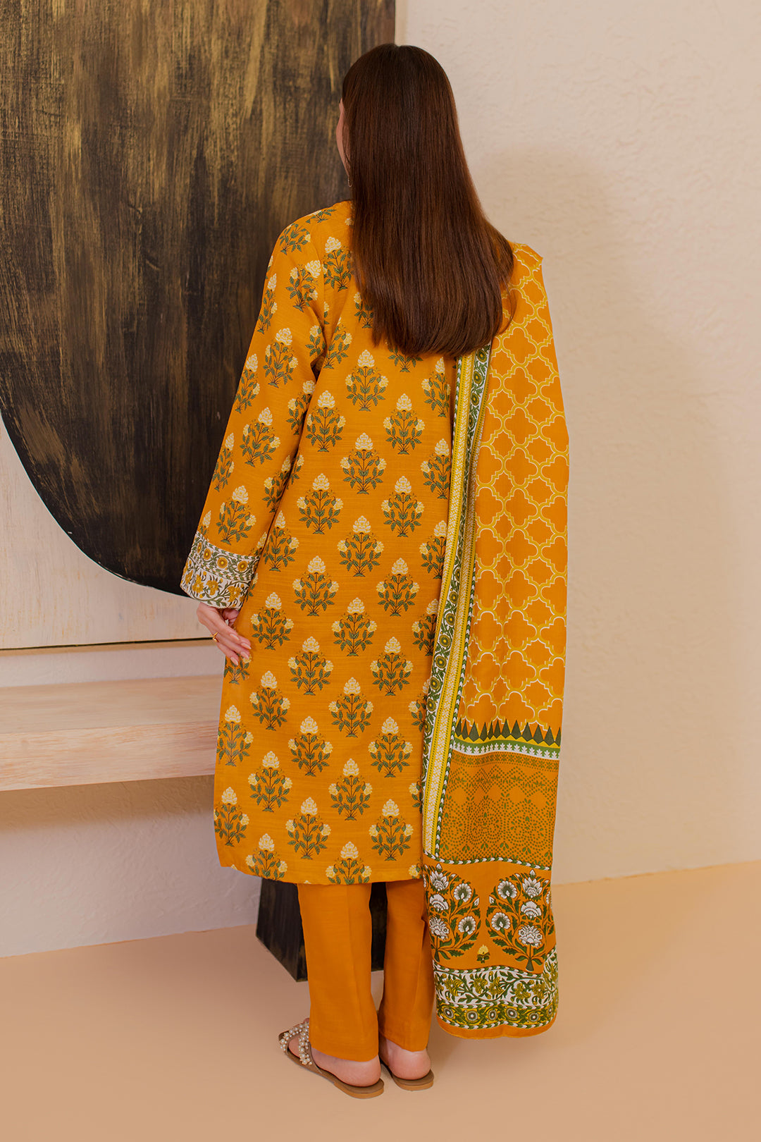 Zellbury | Winter Pret | Kurta Shawl Trouser - 2946