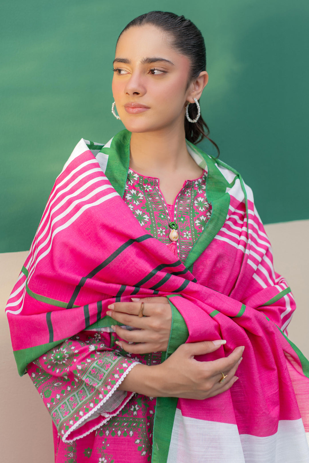 Zellbury | Winter Pret | Kurta Dupatta Trouser - 2949