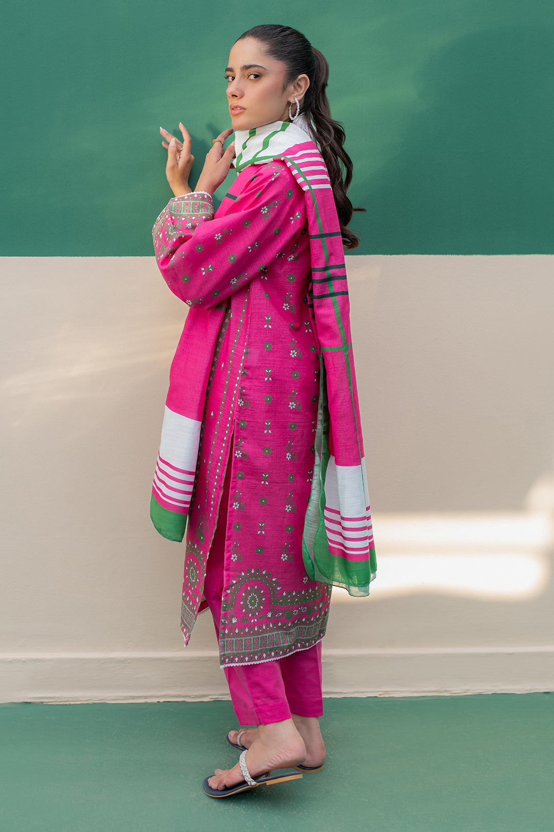 Zellbury | Winter Pret | Kurta Dupatta Trouser - 2949