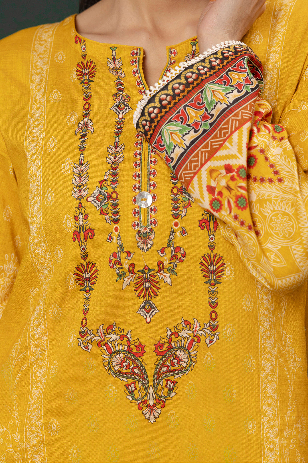 Zellbury | Winter Pret | Kurta Dupatta Trouser - 3151