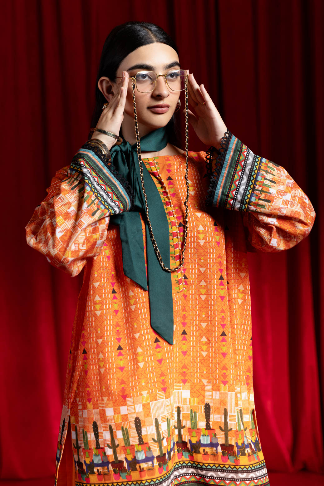 Bonanza Satrangi | Orange Khaddar 2 Piece (WS1242P01) 10 Orange