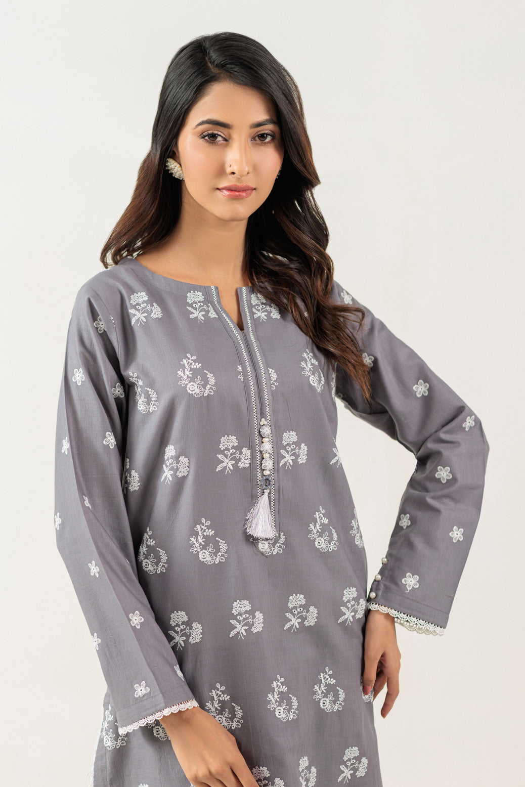 Bonanza Satrangi | Grey Cambric 2 Piece (WS1242P05) 10 Grey