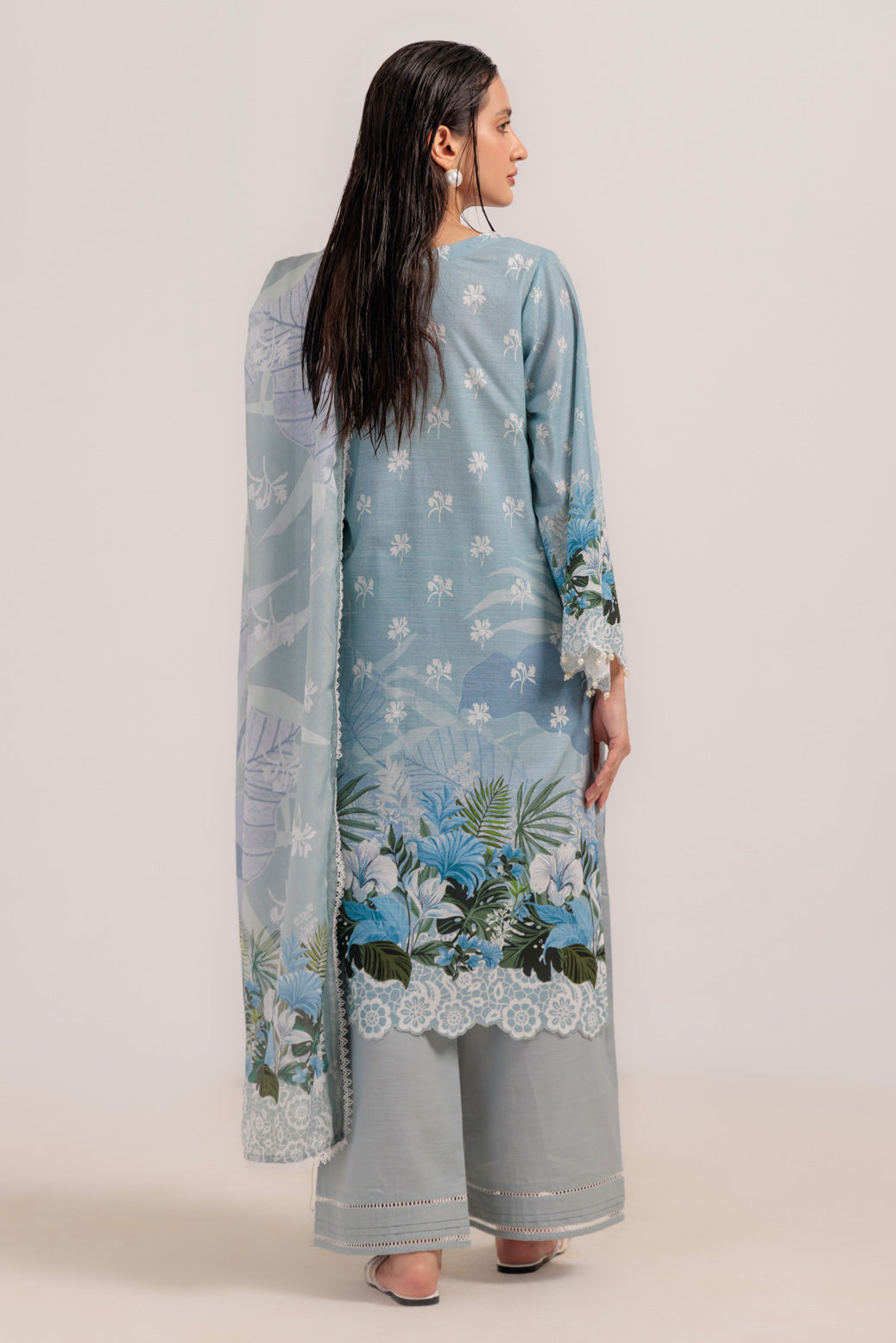 Bonanza Satrangi | Grey Khaddar 3 Piece (WS1243P06) 12 Grey
