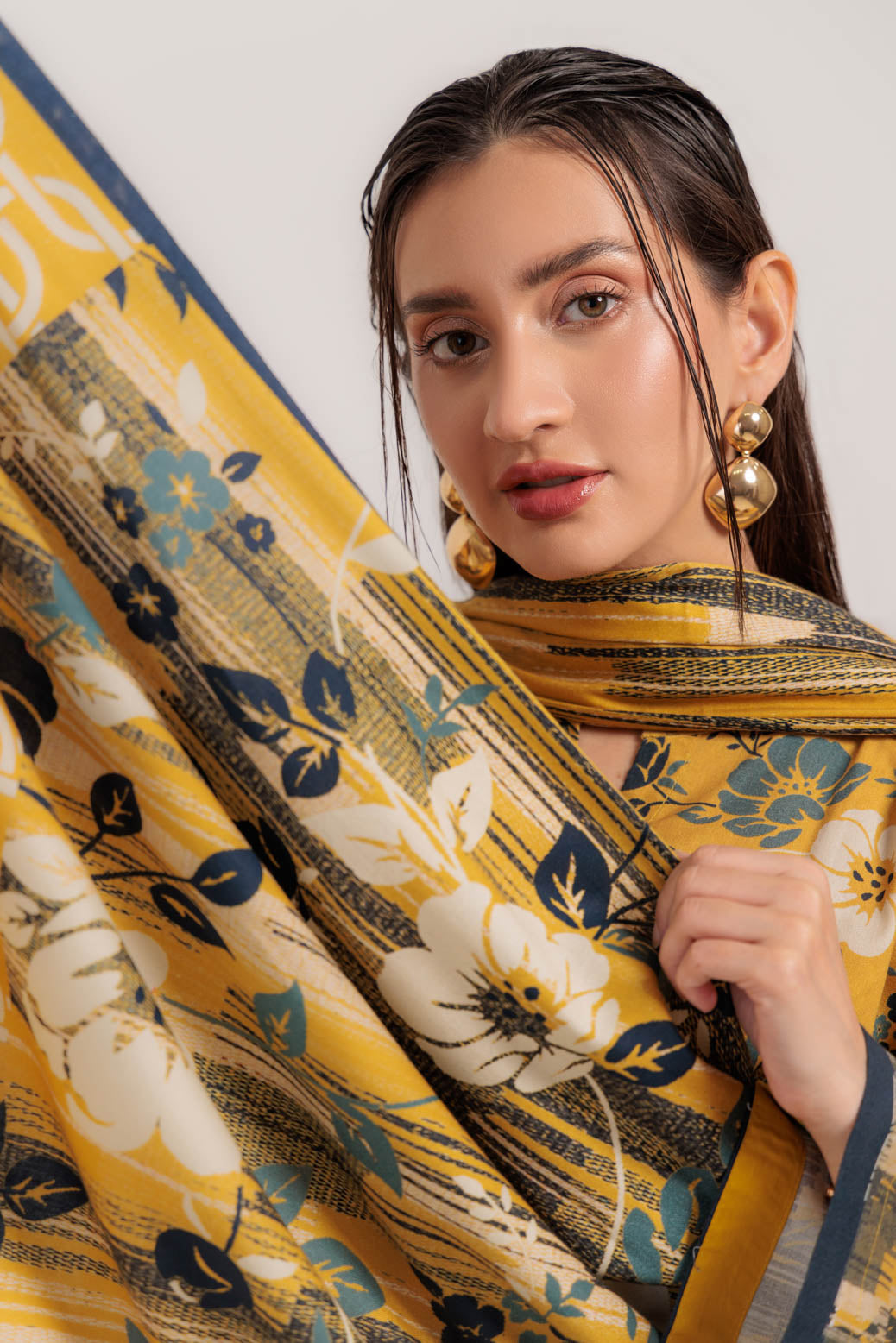 Bonanza Satrangi | Lemon Viscose 3 Piece (WS1243P12) 16 Lemon