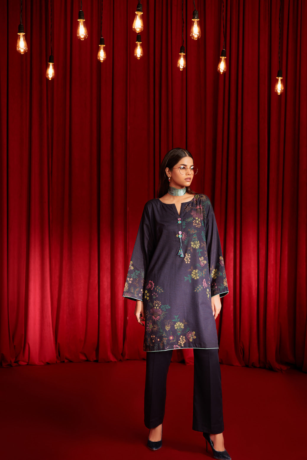 Bonanza Satrangi | N Blue Khaddar 2 Piece (WS2242P03) 12 Blue