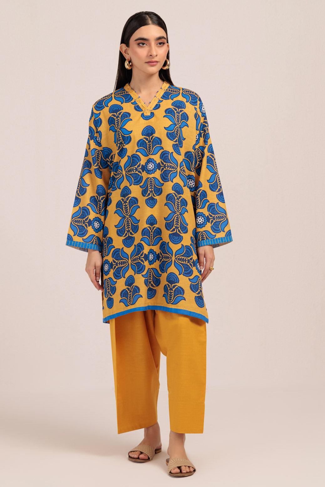 Bonanza Satrangi | Yellow Khaddar 2 Piece (WS2242P04) 10 Yellow