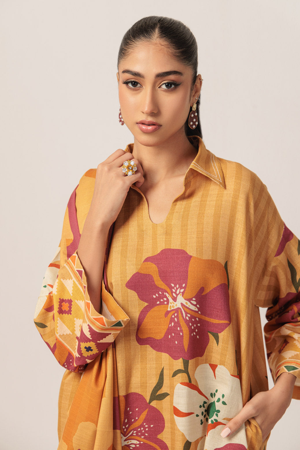 Bonanza Satrangi | Yellow Khaddar 3 Piece (WS2243P43) 16 Yellow