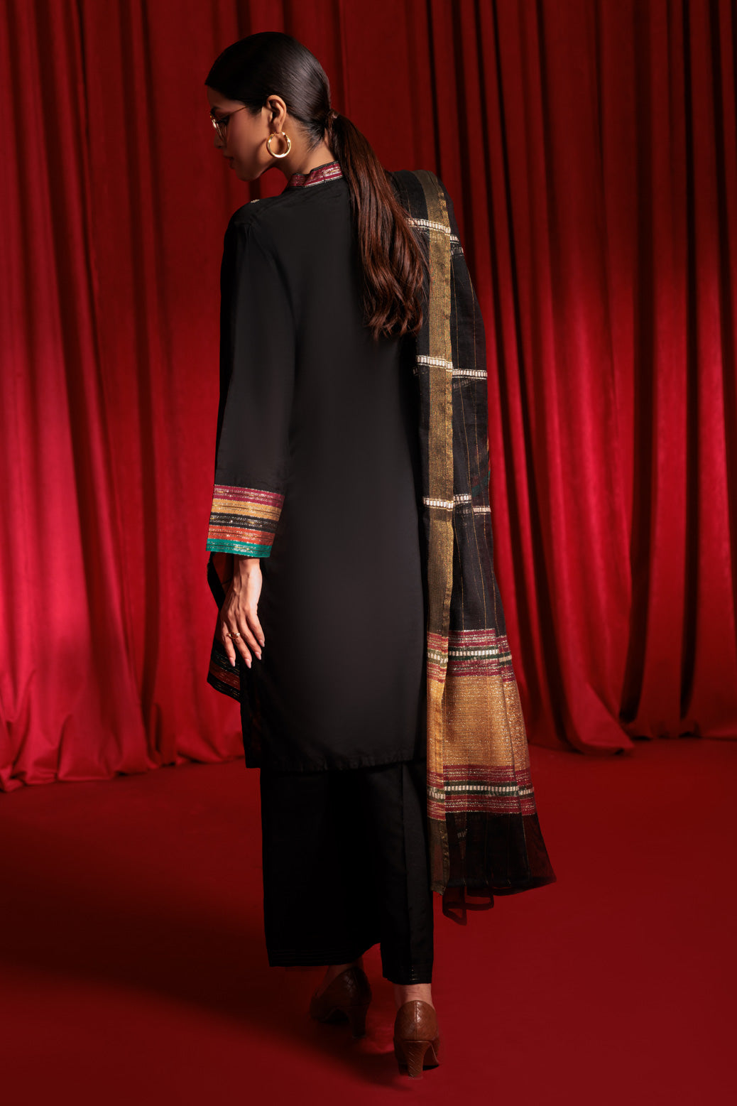 Bonanza Satrangi | Black Yarn 3 Piece (WS5243P01) 14 Black