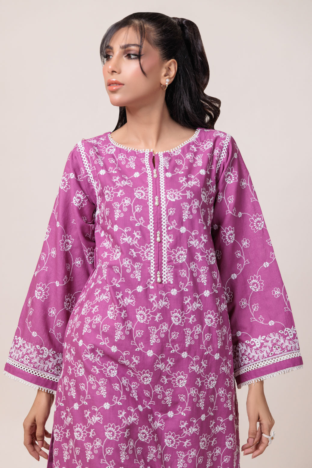 Bonanza Satrangi | D Pink Khaddar 2 Piece (WS6242P06) 14 Pink