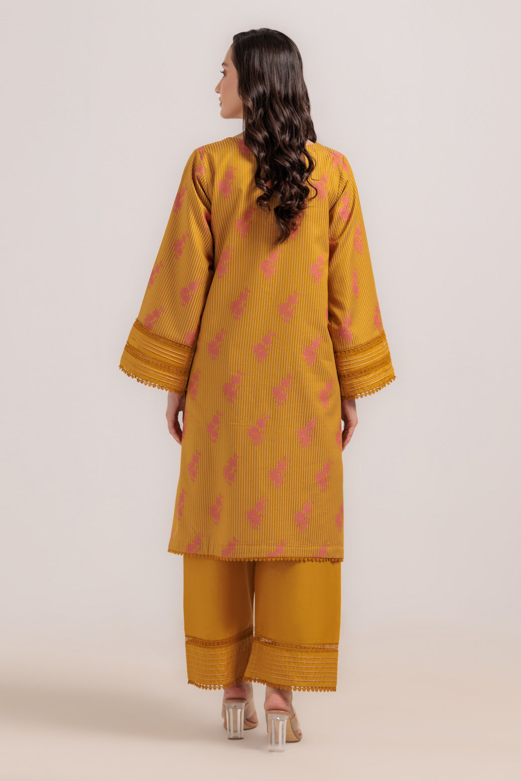 Bonanza Satrangi | Mustard Jacquard 2 Piece (WS6242P14) 14 Mustard