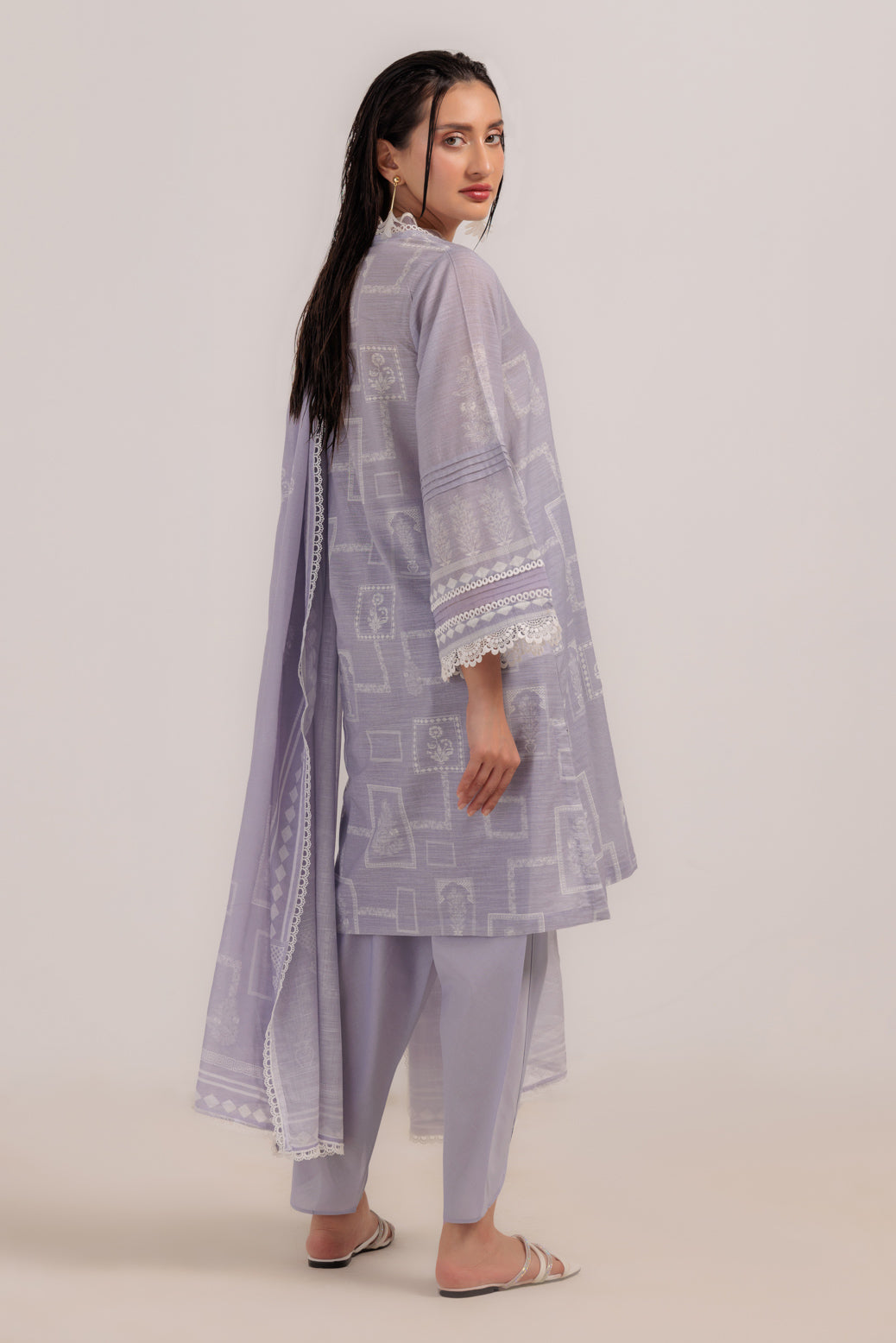 Bonanza Satrangi | Purple Cambric 3 Piece (WS6243P33) 12 Purple