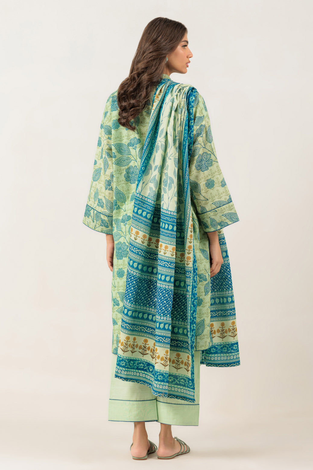 Bonanza Satrangi | Green Khaddar 3 Piece (WS6243P87) 16 Green