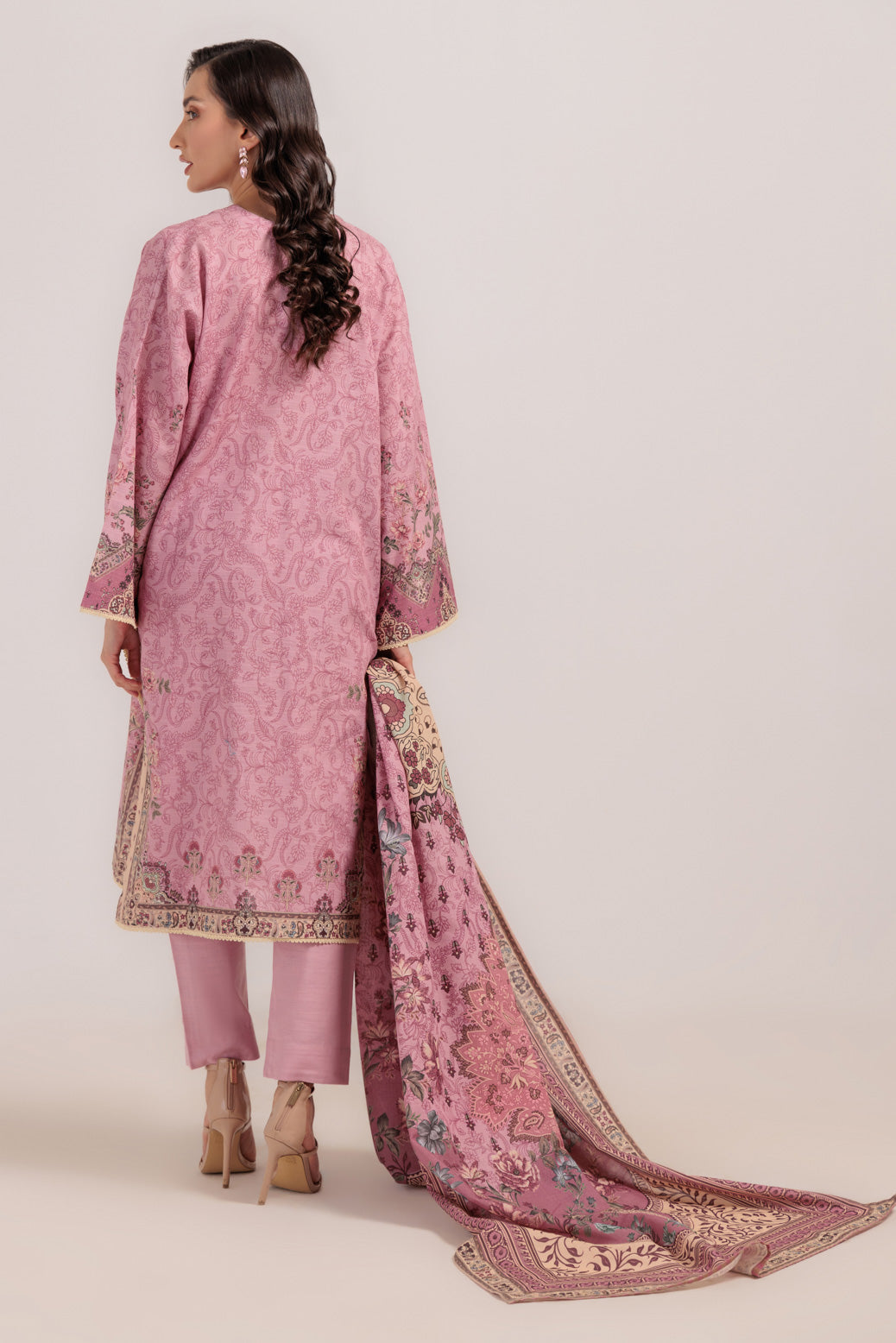 Bonanza Satrangi | Pink Khaddar 3 Piece (WS6243P99) 12 Pink
