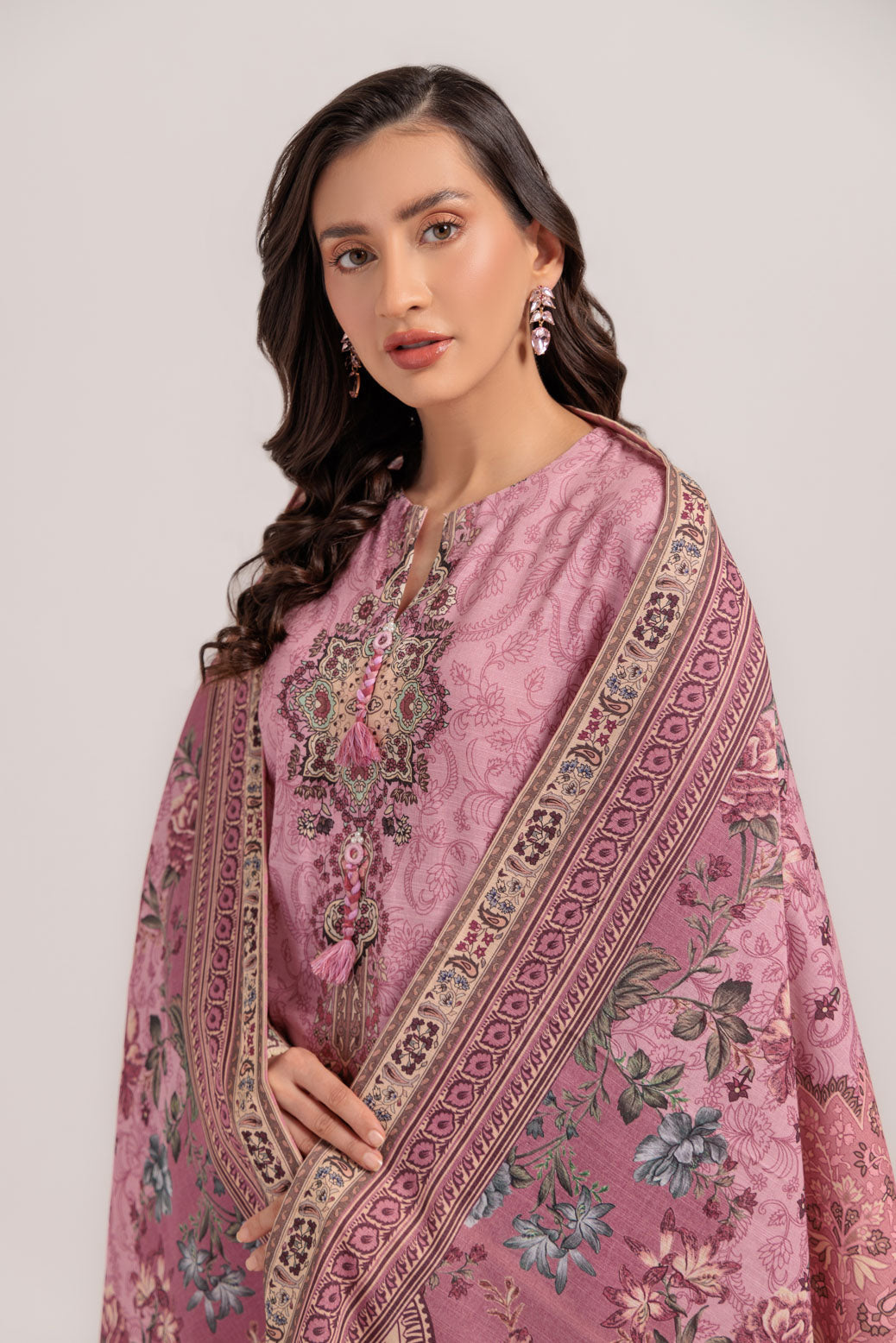 Bonanza Satrangi | Pink Khaddar 3 Piece (WS6243P99) 14 Pink