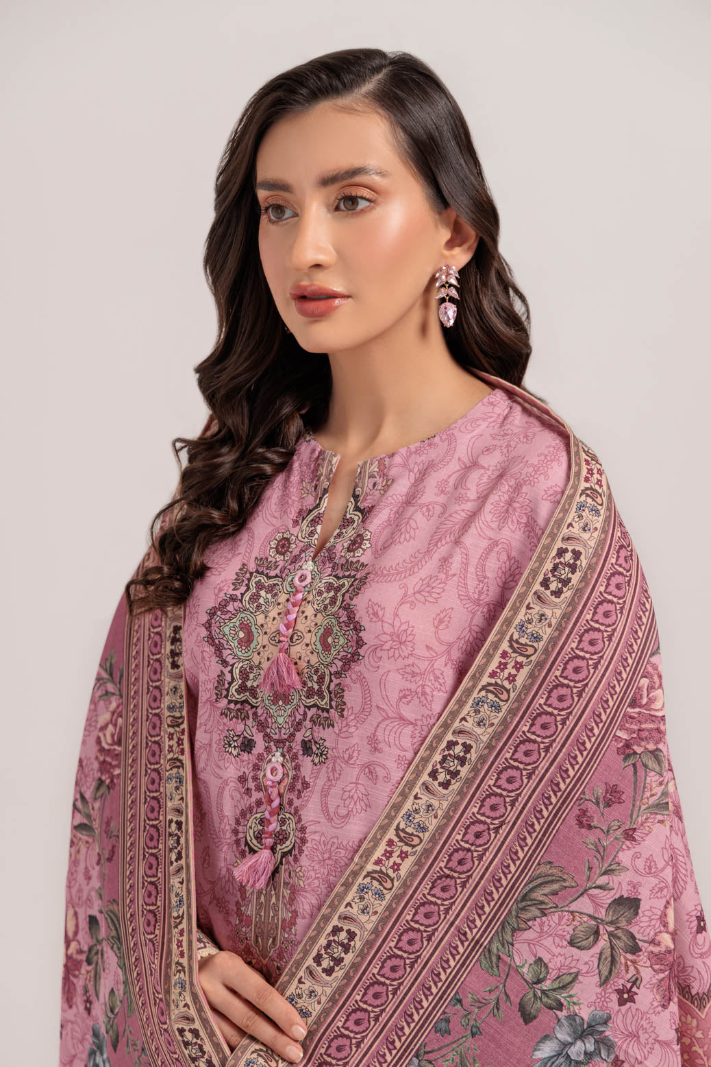 Bonanza Satrangi | Pink Khaddar 3 Piece (WS6243P99) 16 Pink
