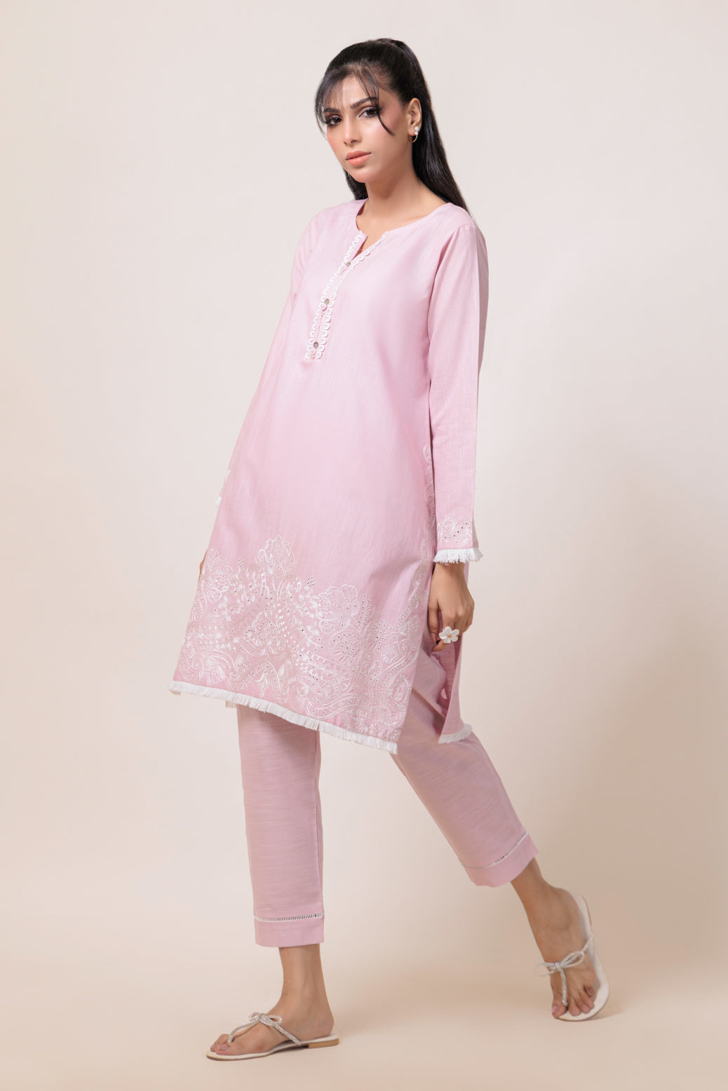 Bonanza Satrangi | Pink Khaddar 2 Piece (WS7242P03) 8 Pink