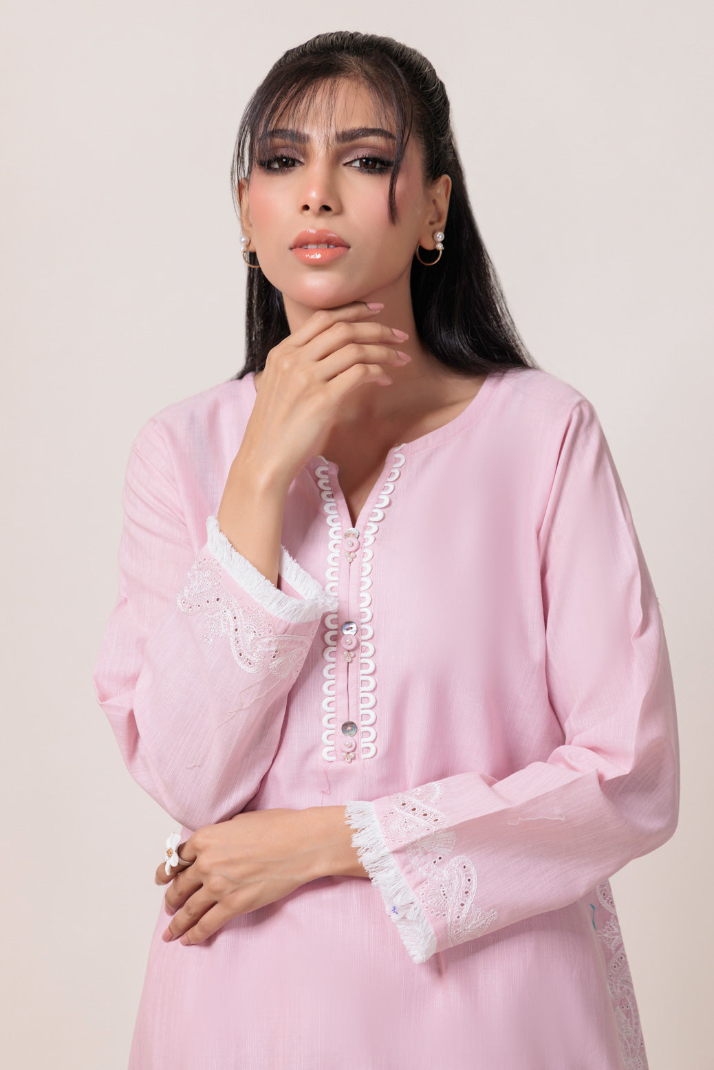 Bonanza Satrangi | Pink Khaddar 2 Piece (WS7242P03) 14 Pink