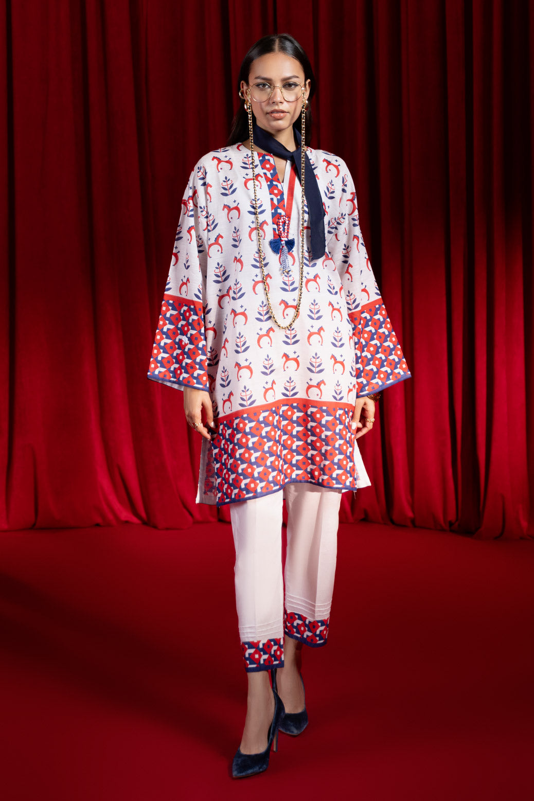 Bonanza Satrangi | O White Cambric 2 Piece (WS7242P06) 8 White