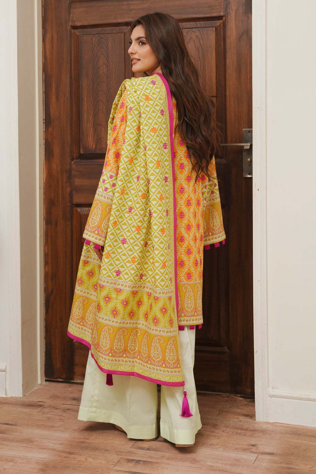 Zellbury | Unstitched 2 Piece Cambric | Shirt Dupatta - 0005