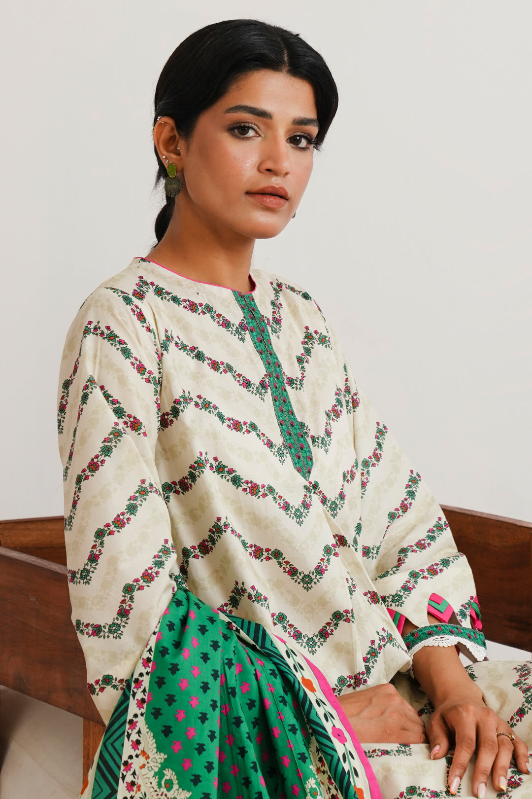 Zellbury | Unstitched 2 Piece Cambric | Shirt Dupatta - 0009 Default Title