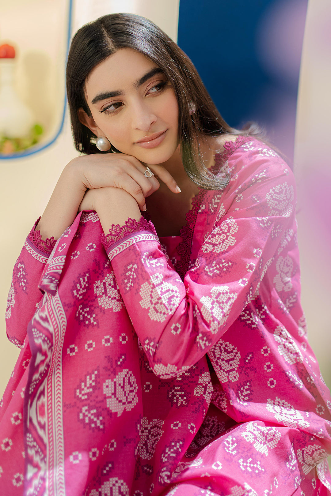 Zellbury | Unstitched 2 Piece Cambric | Shirt Shalwar - 0017 Default Title